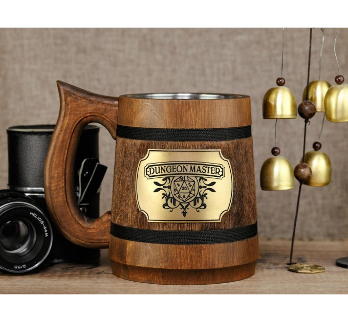 Dungeons master beer mug