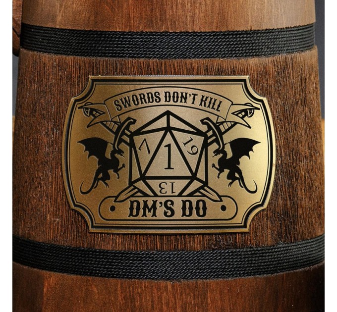 Dungeon Master Gift Mug, Sword's don't kill - DM's Do