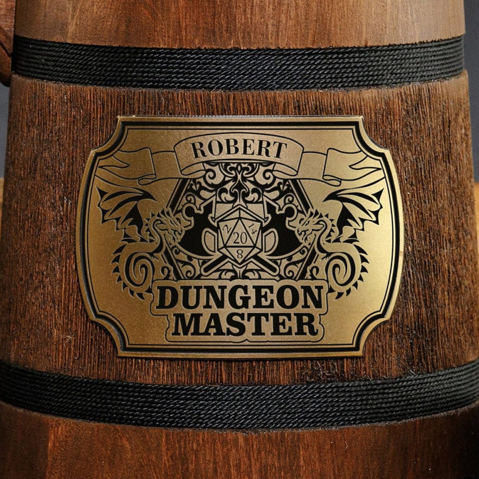 Dungeons and dragons mug,Dungeon master mug,Groomsmen wooden beer mug,Handmade beer stein,Wooden mugs,Groomsmen beer mug,Groomsmen gift