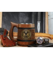 Dungeons and Dragons Ranger wooden tankard