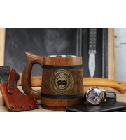 Dungeons and Dragons Rogue wooden tankard