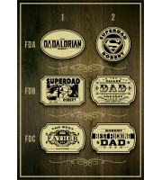The Dadalorian personalized wooden mug