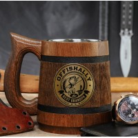 The Best Grandpa wooden mug