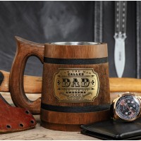 Dad awesome dude beer mug