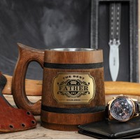 The best Father personalized beer mug