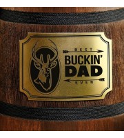 Best Buckin Dad wooden mug