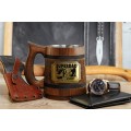 Superdad personalized beer mug