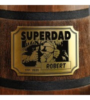 Superdad personalized beer mug