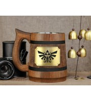 The Legend Of Zelda Beer Stein, Triforce Gamer Gift