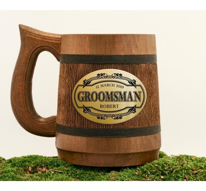 Personalized Groomsmen Mug, Wedding Party Gifts