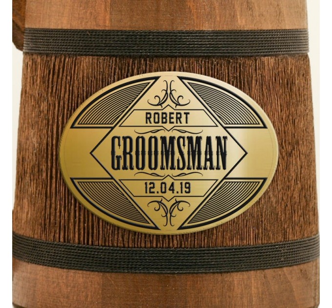 Groomsmen Custom Beer Stein