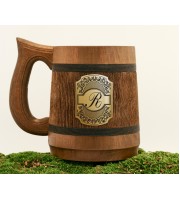 Personalized Engraved Groomsmen Beer Mug 