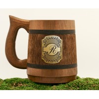 Personalized Engraved Groomsmen Beer Mug 