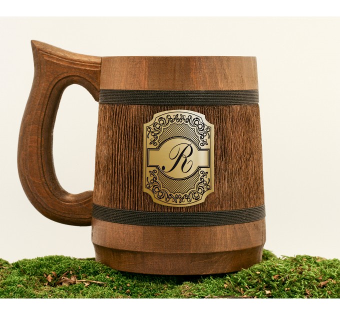 Personalized Engraved Groomsmen Beer Mug 