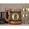 Avengers Beer Mug, Groomsmen Stein