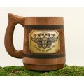 Personalized Best Man Gift, Biker Wedding Beer Stein 