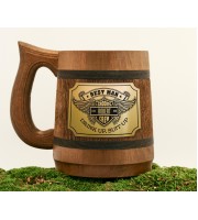 Personalized Best Man Gift, Biker Wedding Beer Stein 