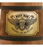Personalized Best Man Gift, Biker Wedding Beer Stein 