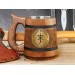 Lord Of The Ring handcrafted wooden tankard