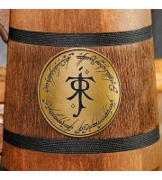 Lord Of The Ring handcrafted wooden tankard