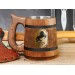 Prancing Pony wooden mug. LOTR Gifts. Hobbit Tankard