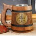 Gondor White Tree wooden stein