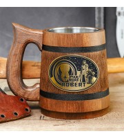 Jedi Handmade Mug, Star Wars Personalized Gift, Star Wars Beer Stein, Jedi Beer Tankard, Nerd Xmas Gifts, Engraved Geek Stein, Boyfriend Mug