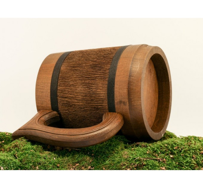 Lord Of The Ring handcrafted wooden tankard