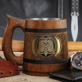 Odin's Raven Huginn and Muninn Viking Mug