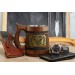 Viking Shield Road to Valhalla wooden stein