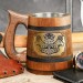 Vikings Personalized mug with wolves of Odin Geri and Freki 