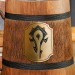 Engraved Mug Horde sign, Warcraft Wooden Gift