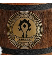 For the Horde Geek Mug, Warcraft Personalized Wooden Gift