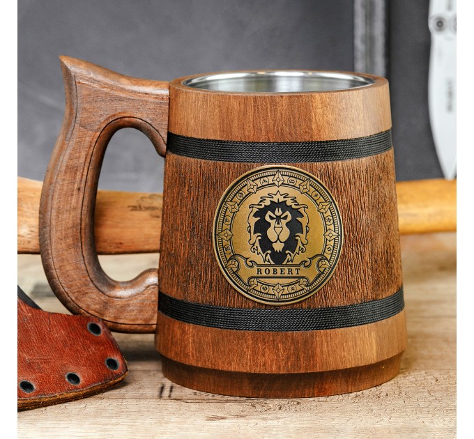 For the Alliance Engraved Mug, World of Warcraft Stein