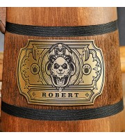 Pandaren Alliance Personalized Gift, World of Warcraft Wooden Mug