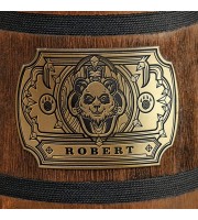 Pandaren Alliance Personalized Gift, World of Warcraft Wooden Mug