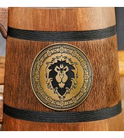 For the Alliance wooden Mug, World of Warcraft Stein